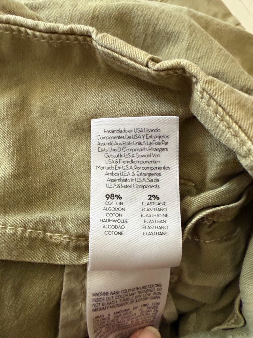 Women’s Olive Green Cargo Pants - MOTHER - Picture 4 of 8